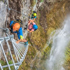 Val Del Ri Klettersteig Trentino Italien