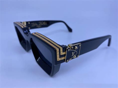 Louis Vuitton Mens Black 11 Millionaire Sunglasses Z1165w Luxuria And Co