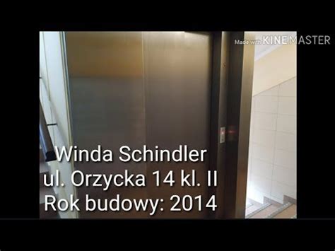 Winda Schindler Ul Orzycka 14 Kl II Warszawa Poland YouTube