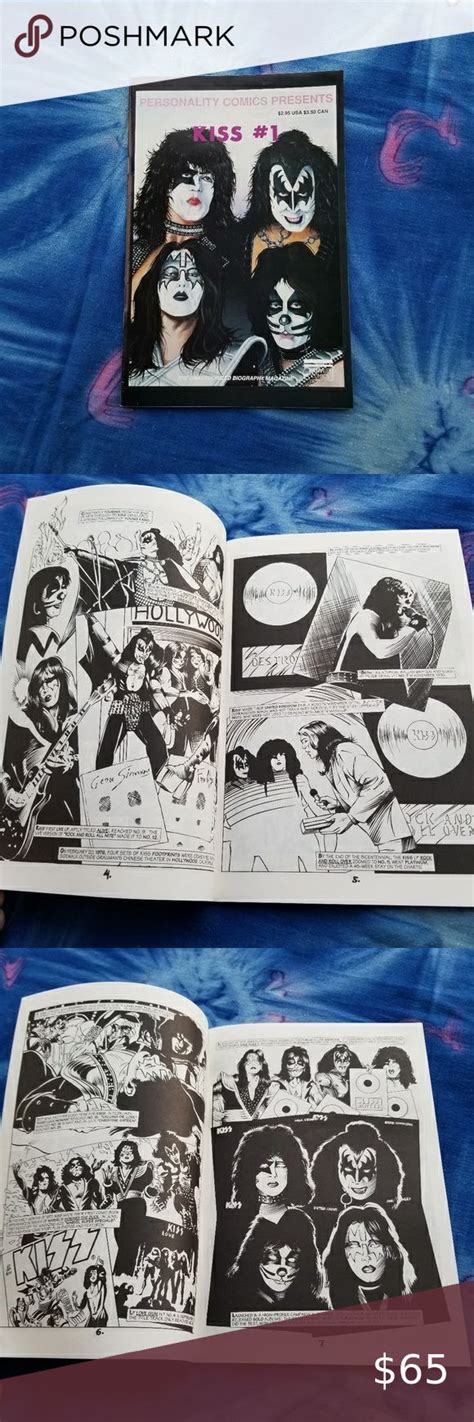 Kiss Band Comic Book Ace Frehley Gene Simmons Paul Stanley