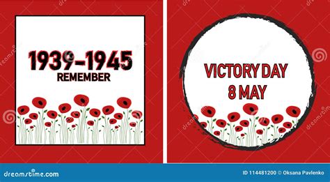 World War II, Poppy Flowers Background Cartoon Vector | CartoonDealer ...