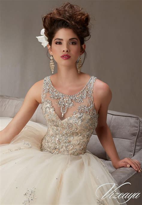 Feel Glamorous In The Stunning Vizcaya Quinceanera By Morilee Style