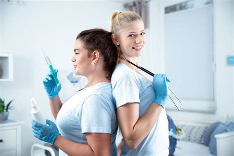 Nurses in Hospital Nursing Home Stock Image - Image of injection ...