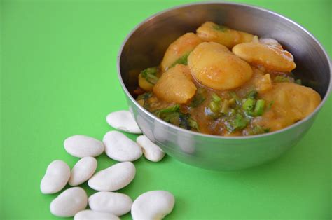 Lima Beans Curry Double Beans Masala My Indian Dietitian