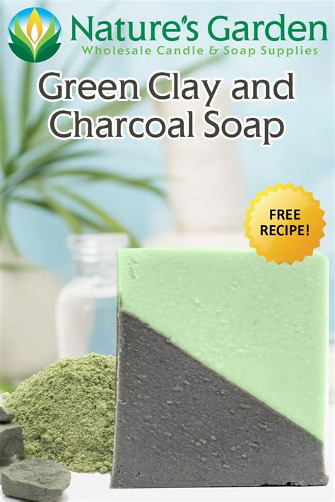 Green Clay And Charcoal Soap Recipe In 2021 Soap Recipes Cold