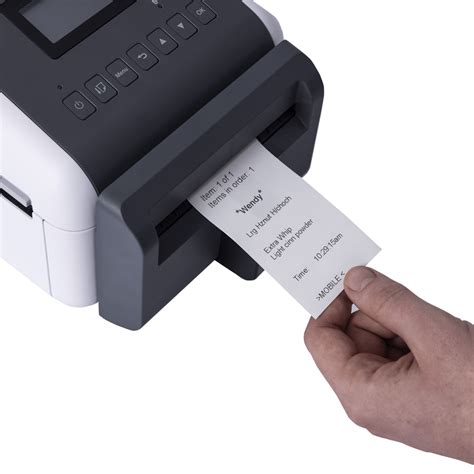 TD 4550DNWBFC Professional Label Receipt Printer Brother