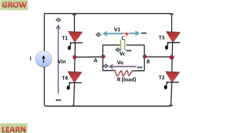 Single Phase Capacitor Commutated Csi With R Load Youtube