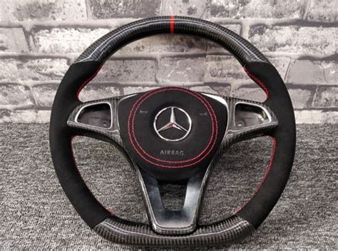 2015 2019 Mercedes Benz C Class Carbon Fiber Steering Wheel Carbonsteer