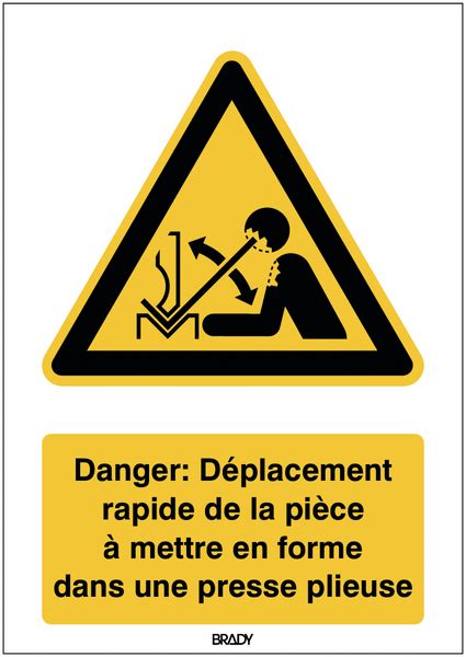 Autocollant Toughwash Avec Texte Iso Danger D Placement Rapide