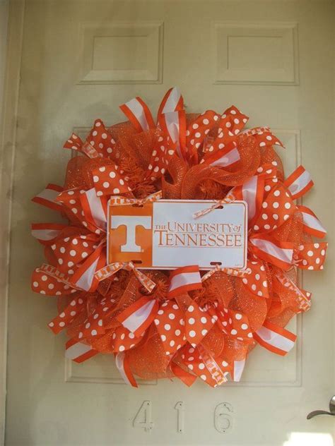 University Of Tennessee Vols Deco Mesh Wreath