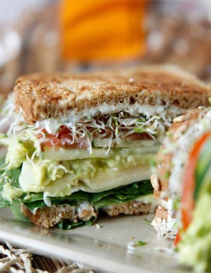 The Ultimate Veggie Sandwich Mostly Healthy