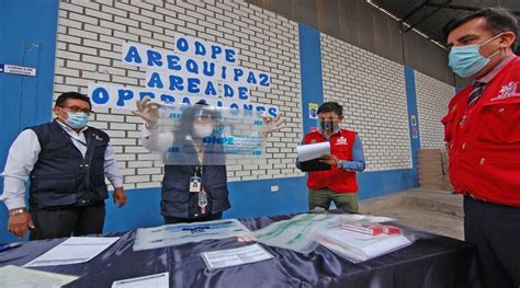 Odpe Arequipa Y Jee Verifican Material Electoral Para Las Elecciones