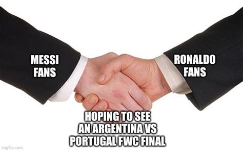 Messi and Ronaldo fans agreeing on something.. : r/footballmemes