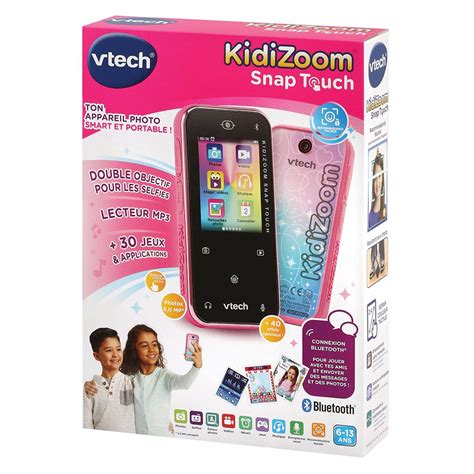 Vtech Appareil Photo Portable Enfant Kidizoom Snap Touch Rose