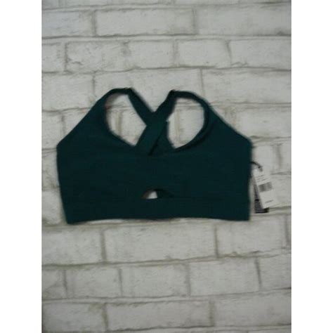 EBW Swim 19 Ebw Deep Green Cutout Tilde Tie Back Bikini Top Medium New E698 Poshmark