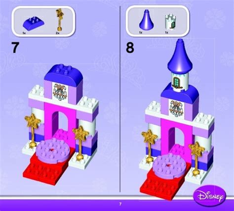 Lego Instructions For Set Sofia S Royal Castle Duplo Sofia The