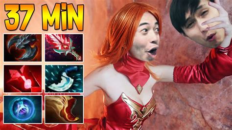 37 Min 6 Slotted Pogchamp Lina Singsing Moments Dota 2 Stream Youtube