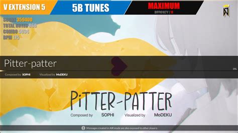 Djmax Respect V Pitter Patter B Maximum V Extension Youtube