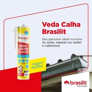 Selante Veda Calha Telha Rufo 360g Brasilit Cinza A Loja Do Mestre