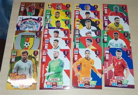 50 Cartas Sin Repetir 5 Sobres Adrenalyn Qatar 2022 Mebuscar Argentina