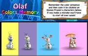 Juegos De Frozen Jugar Olaf Memoria De Color Minijuegos Flash