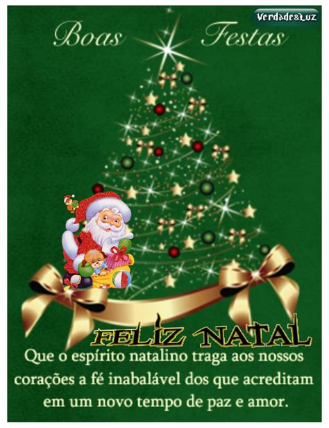 Mensagens Boas Festas Natal Verdade Luz