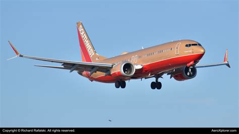 N Hk Southwest Airlines Boeing Max By Richard Rafalski