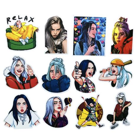 Billie Eilish Stickers Gifts For Billie Eilish Fans Popsugar