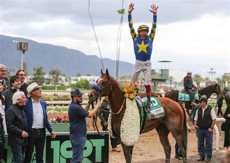 Newgate A Hard Fought Victor Of G Santa Anita Handicap Past The Wire