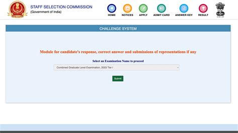 SSC CGL Answer Key 2023 For Tier 1 Exam Out On Ssc Nic In Direct Link