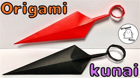 Origami Easy Kunai How To Make Ninja Item Youtube