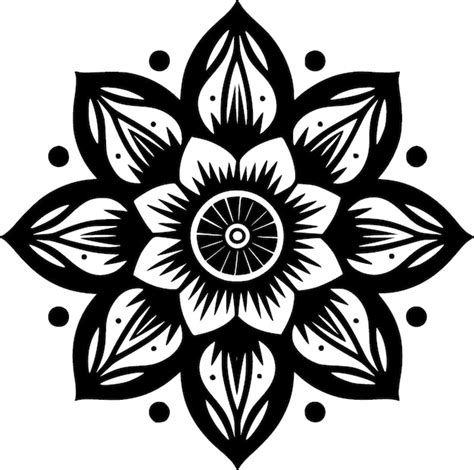 Premium Vector Mandala Minimalist And Simple Silhouette Vector