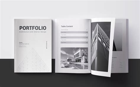 Architecture Portfolio and 12 Pages Portfolio Brochure Design