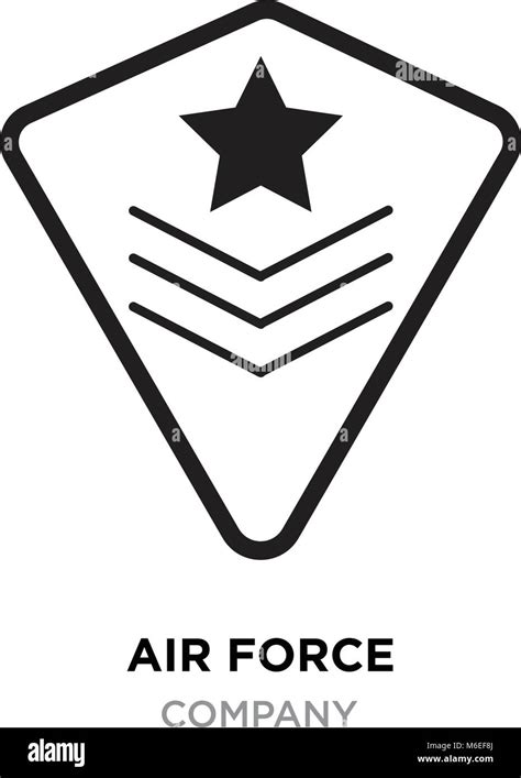 Air Force Logo Black And White