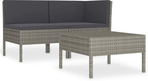 Festnight Balkon Sofa Rattan Gartensofa Sitzer Balkonm Bel Couch