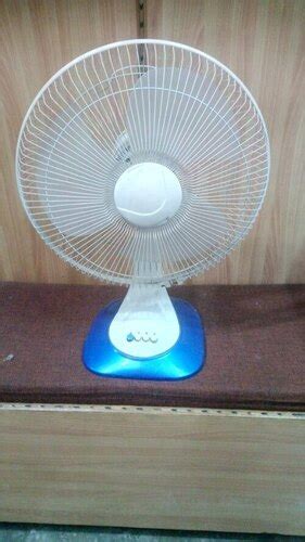 Blue And White W Electric Plastic Table Fan V Hz At Best