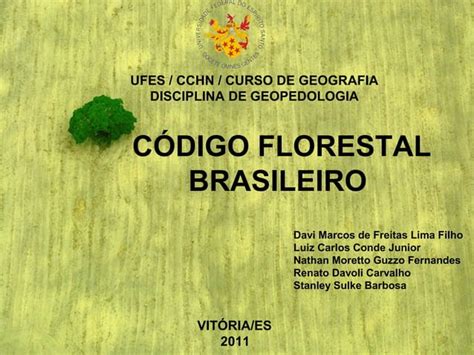 Código Florestal Brasileiro PPT