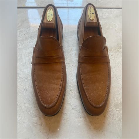 Massimo Matteo Penny Loafers Made In Italy Shoes Lea… Gem