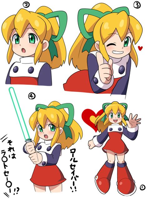 Roll Mega Man And 1 More Drawn By Yumeyoroi Danbooru