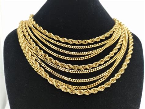 Monet Multi Strand Vintage Gold Plated 1970s Necklace Catawiki