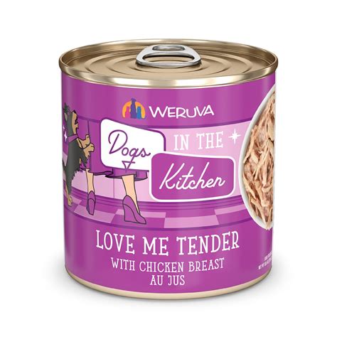 Dogs in the Kitchen Love Me Tender with Chicken Breast Au Jus Wet Dog Food, 10 oz., Case of 12