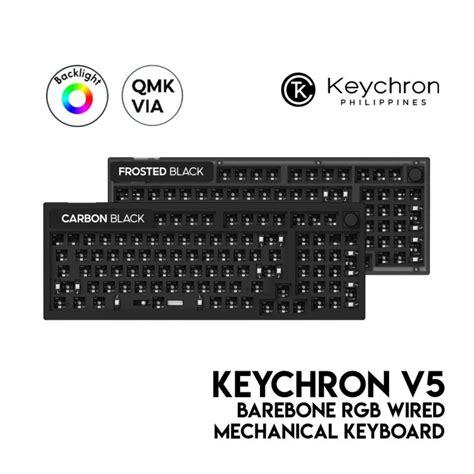 Keychron V5 Knob QMK Barebone Mechanical Keyboard 96 Layout Wired RGB Hot Swap QMK VIA