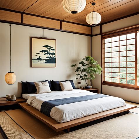 Japanese Inspired Bedroom A Calming And Minimalist Japanese By