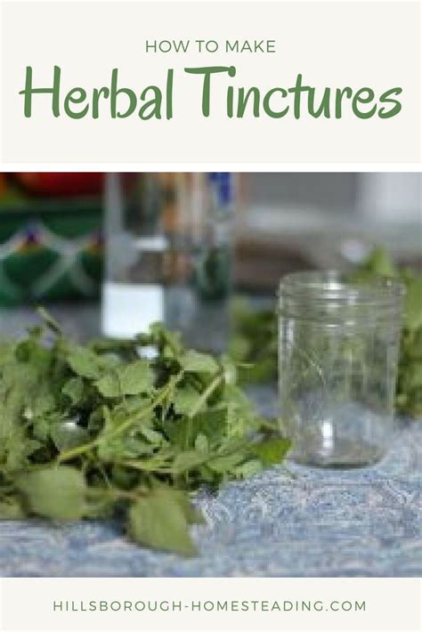 How To Make A Tincture Effective Herbal Medicine Herbal Tinctures