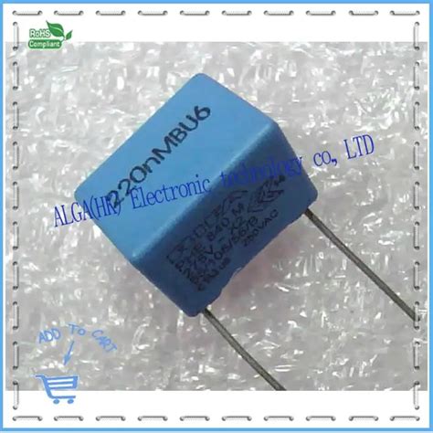 PHE840 X2 Safety Film Capacitor 0 22 Uf 220 Nf 224 275 Vac P 15 Mm In