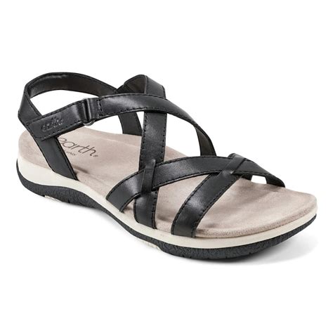 Sterling Casual Strappy Round Toe Flat Sandals Earth® Shoes