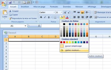 Appliquer un motif à une cellule sous Excel Cours d excel et astuces