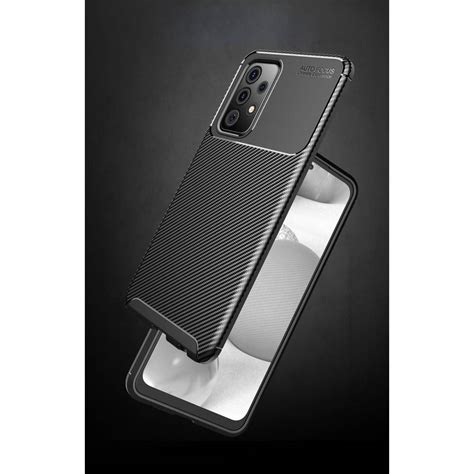 Case Samsung Galaxy A52 A52s Armored Shockproof Carbon Fiber Black Black Cases And Covers