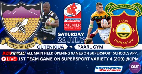 Historic Overview Outeniqua Vs Paarl Gim Sa School Sports Sa School