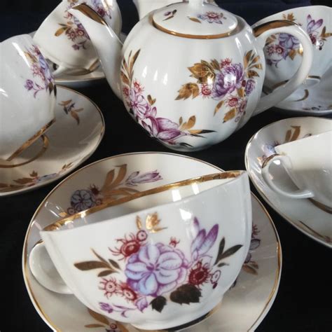 Чайный сервиз ЛФЗ – купить в Москве, цена 6 500 руб., продано 28 ...